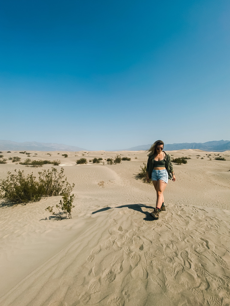 mesquite sand dunes / east california road trip - death valley to lake tahoe